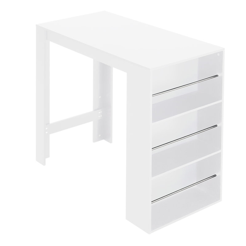 Suheib Dining Table, White