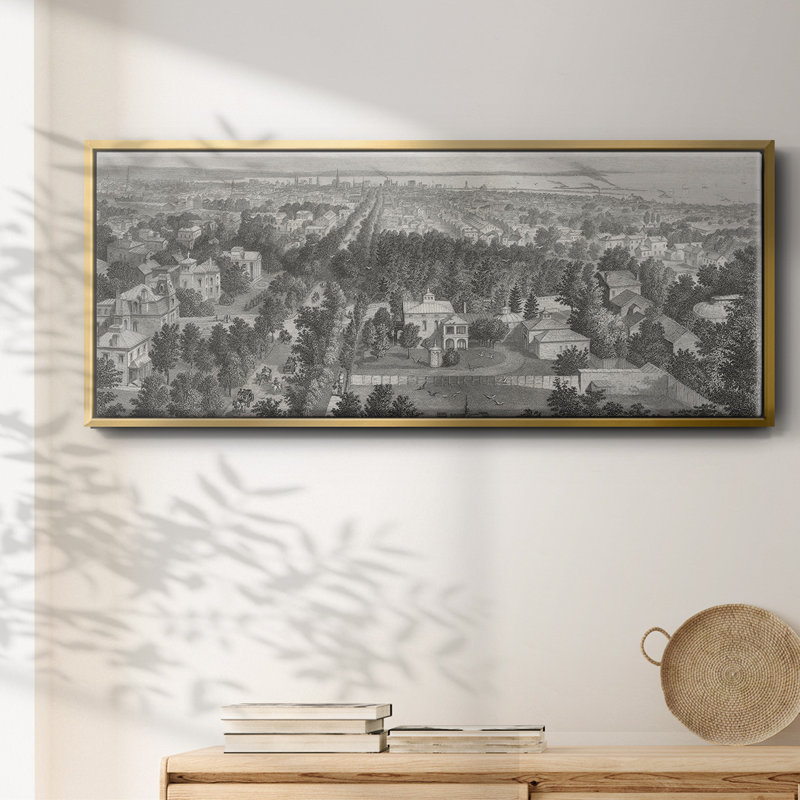 City of Buffalo - Toile avec cadre, H 20 po x l 50 po