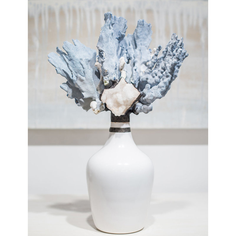 Demijohn Handmade Crystal Decorative Bottles, 21" H x 16" W x 8" D