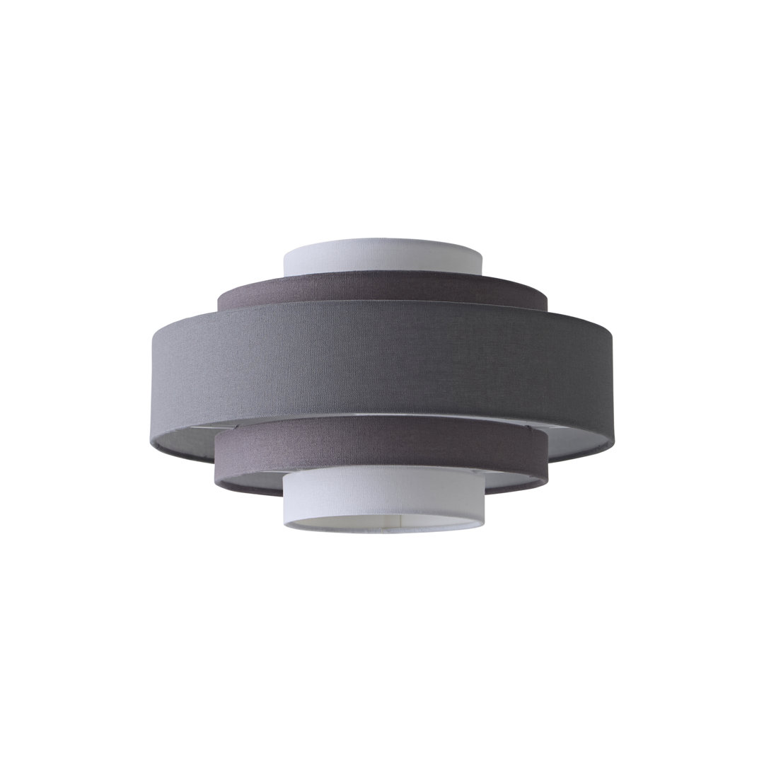 19cm H Linen Drum Pendant Shade ( Clip On )