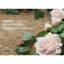 5 pièces guirlande de fleurs roses fausses vignes pour le thé ...