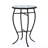 Attractive Outdoor Table With Ceramic: Blue And White Tile Iron Legs End Ceramic Tile: