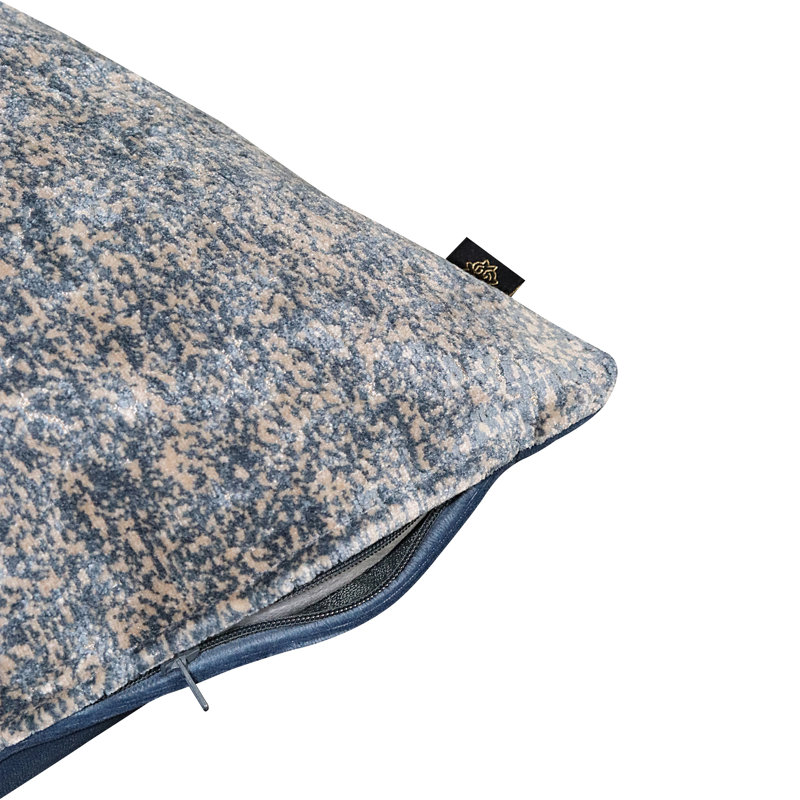 Housse de coussin Solaris (paquet de 1), Bleu métallique
