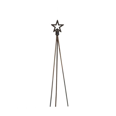 Star Finial Natural Tripod