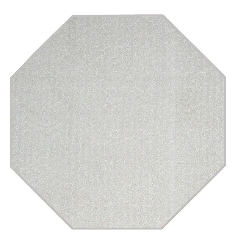 Tapis de sol personnalisé valide - ivoire, Octogone 6 pi