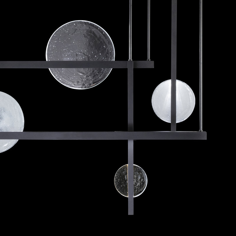 Selene 12 - Light LED Pendant, Black