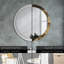 Huldar Glass Flat Wall Mirror