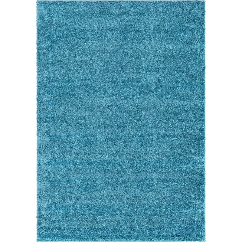 Tapis turquoise, Rectangle 7 pi 1 po x 10 pi