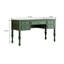 Bureau en bois massif vert avec 5 tiroirs-161762160