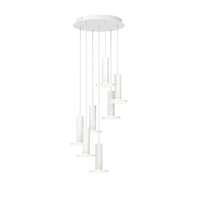 Lustre 7 lumières Cielo Hight Bright, Noir