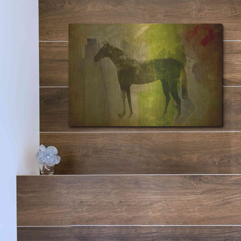 «Cheval Noir V2» par Ryan Fowler, H 12 po x l 16 po