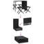 4 - Person Wicker Patio Dining Set with Rectangular Table-2006796964