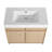 Freestanding Bathroom Vanity with Resin Sink