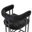 Chaise d'appoint avec structure en métal, chaise rembourrée, chaise simple rembourrée pour l'intérieur-1858759281