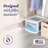  Plastic 1 Drawer Storage Cart, Frame with Drawer, 2 Pack-1012985576-1012985573
