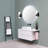Modern Clear Glass Wall Lamp Sconce Light, Black