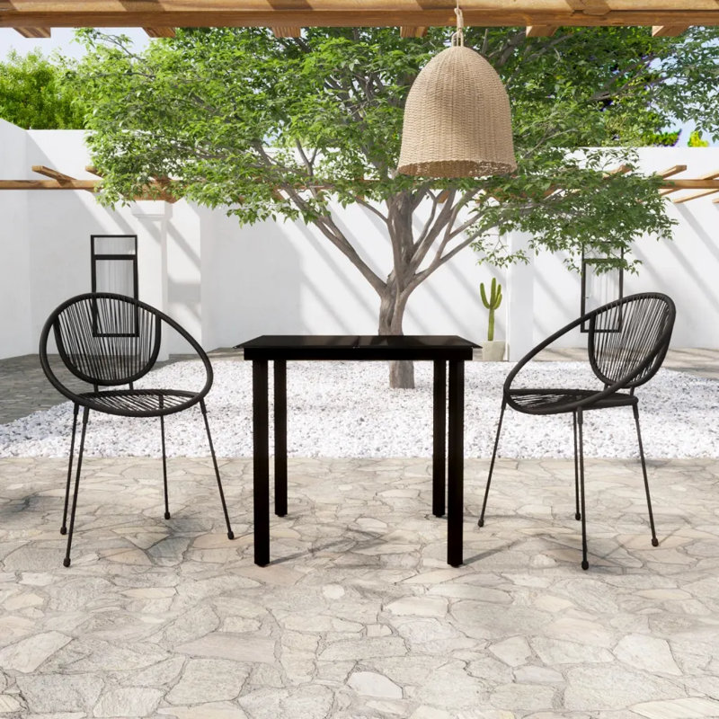 Konen 2 - Person Patio Dining Set Square Table