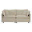 Ensemble de canapés avec 2 canapés en chenille, ensemble de canapés à assise profonde 2 + 3 places, ensemble de canapés modernes pour le salon en chenille-70951057