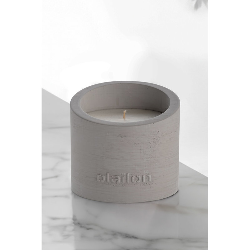 Candly Scented Tumbler Candle with Concrete Holder