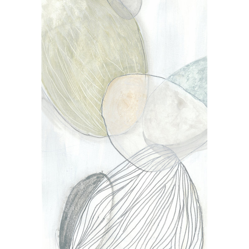 Sea Pebbles I - Wrapped Canvas Painting, 46cm H x 30cm W