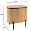 Aliegha 56.5cm W Laminate Bedside Table