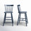 Tabouret de bar et de comptoir en bois massif Stacee