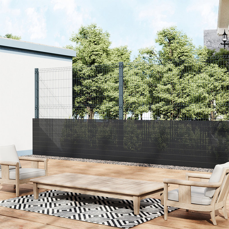 Polyvinyl Chloride (PVC) Fence Panels Included, 90cm H x 300cm W x 1.6cm D