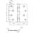 4" Ball-Bearing Door Hinges, 1/4" Radius Corner-97912243