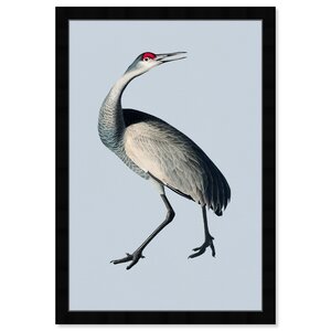 Bird on Gray Ice by Oliver Gal - Picture Frame Graphic Art