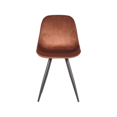 Dolezal 49cm H Velvet Upholstered Side Chair