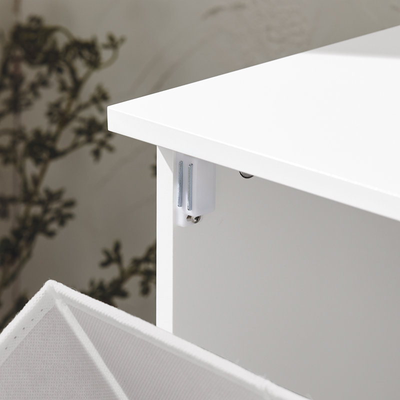 Abdulqadir Linen Cabinet, White