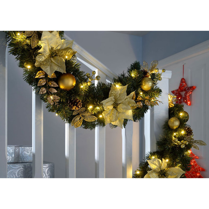 274cm Lighted Garland with Lights