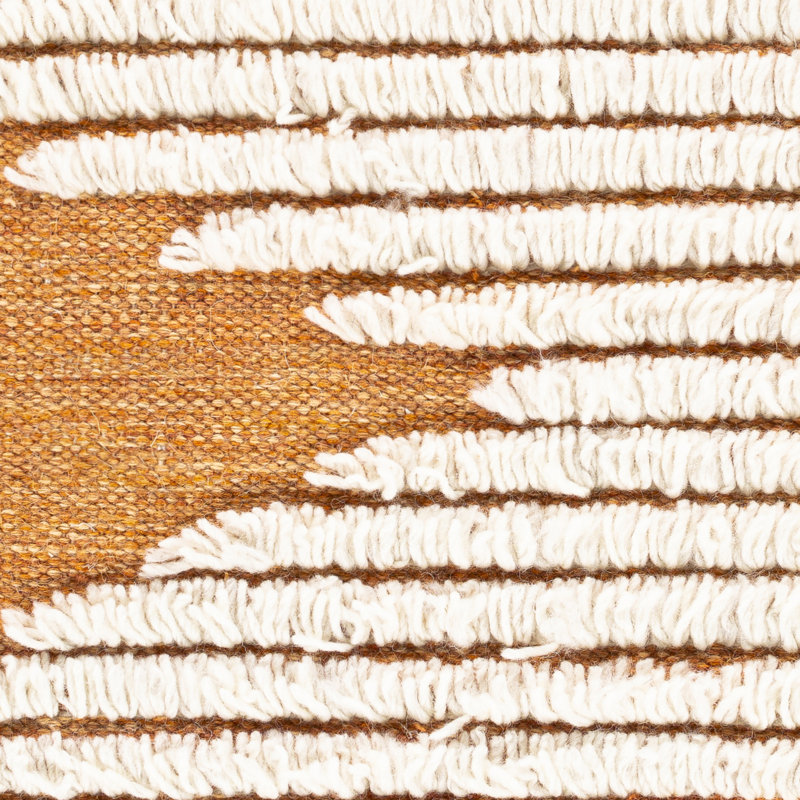 Williamsburg Wool Abstract Indoor Rug, Rectangle 5' x 7'6"
