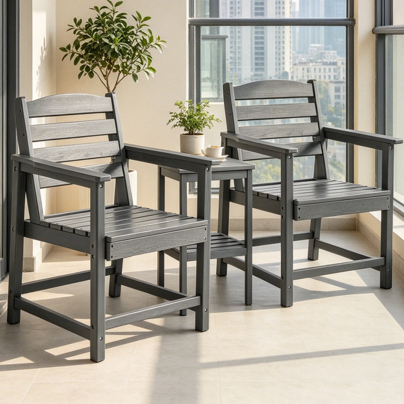 Chaise de patio, Gris
