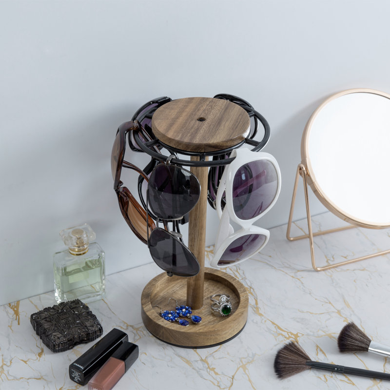 Acacia Wood Sunglasses Jewellery Stand