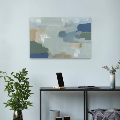 Bluescape Contemporary Abstract Blue Block