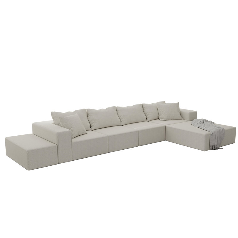 Ensemble de canapé modulaire rembourré Boneless