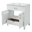 Meuble-lavabo 30 po avec comptoir en céramique-779033606