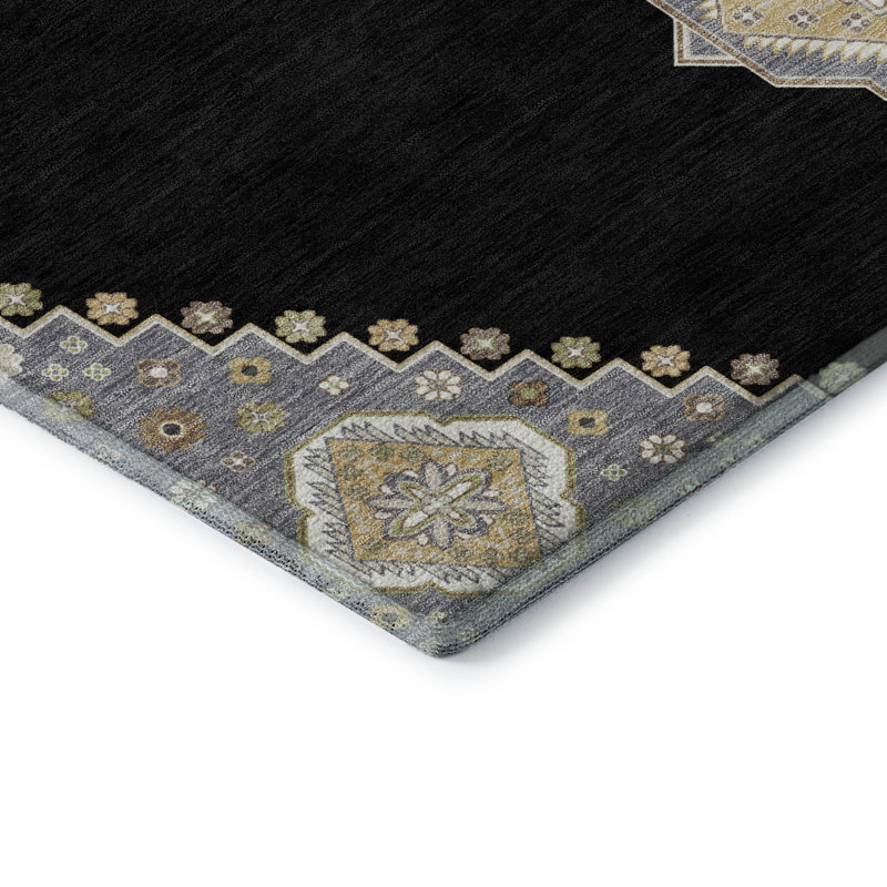 Premium Machine Washable Colmenero AMF1014 Oriental Rug, Rectangle 2'6" x 3'10"