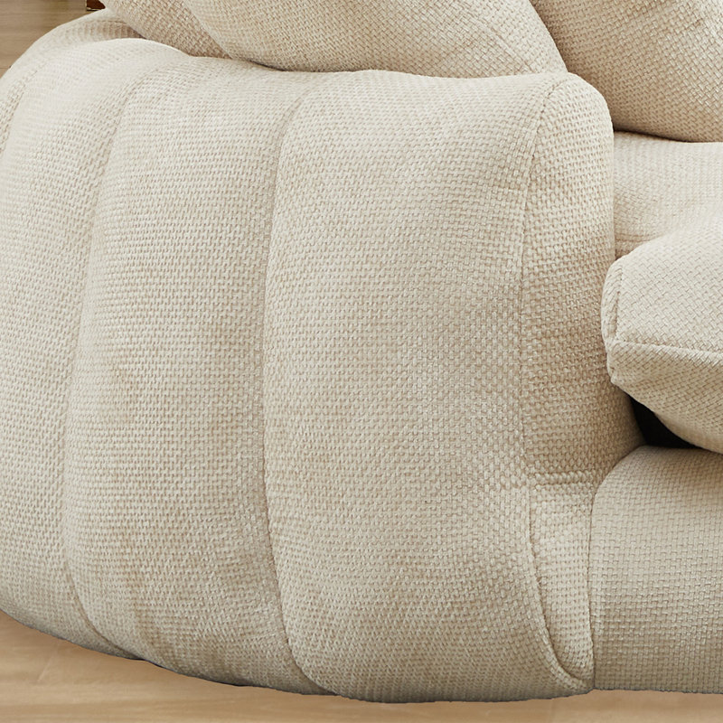 Canapé pour fauteuil de salon Eyre, Beige