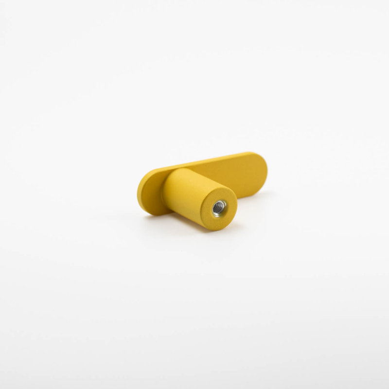 2" Bar Knob, Sunflower(Yellow), 1"