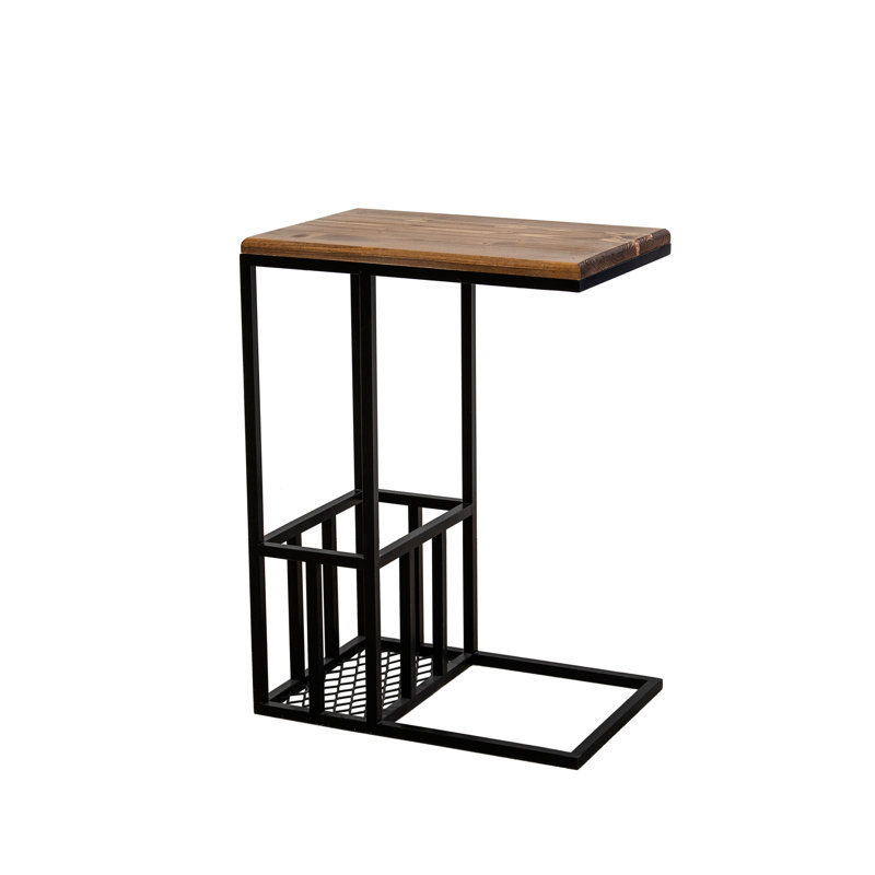 Table de bout luge Varsity, Noyer
