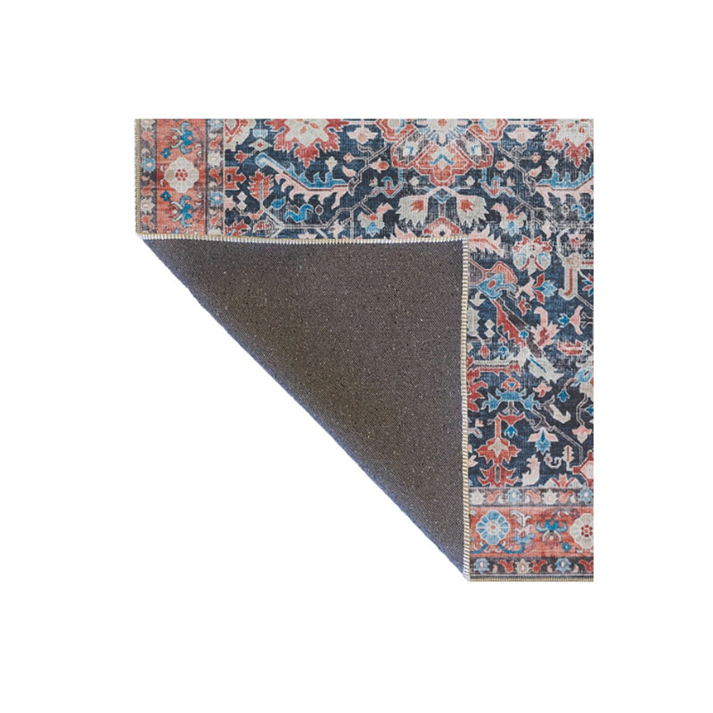 Washable Traditional Colorful Decorative Area Rug, Runner 3'3" x 6'7" Rug Pad Included