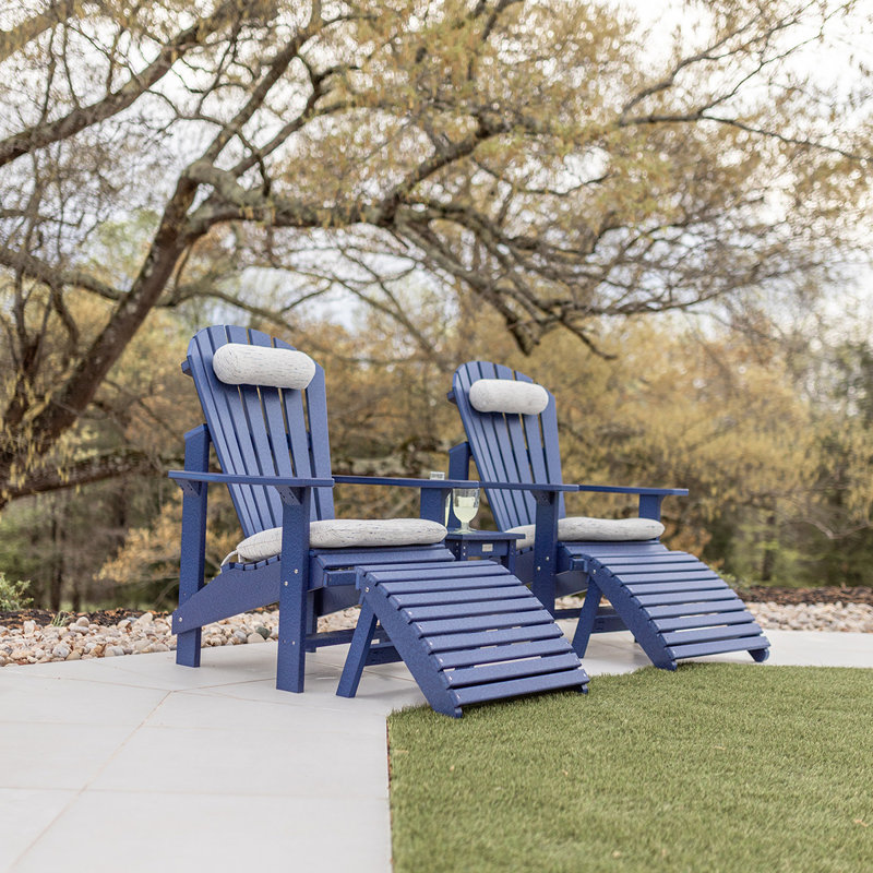 Fauteuil Adirondack droit Berlin Gardens, Bleu pacifique
