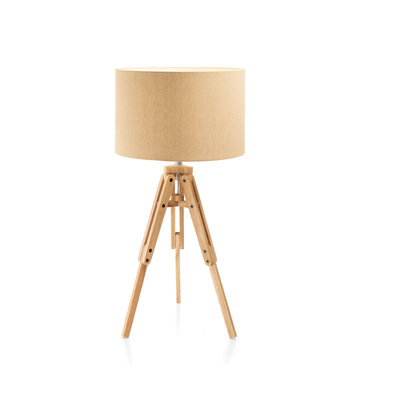 Cardenas Solid Wood Tripod Lamp