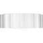 Diaja 2-Light Textured White Flush Mount Light