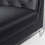 Canapé Chesterfield 80,7 po en similicuir, canapé 3 places avec pieds en métal doré pour le salon-1398315849-1403588504-1403588510