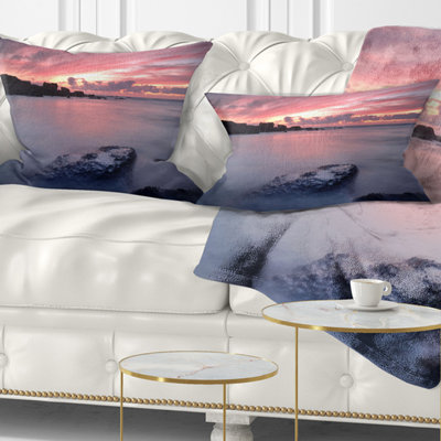 Coussin Rocks Dark Samarra Seashore