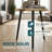 Solid Wood Tabletop Single-Seater Coffee Table, White