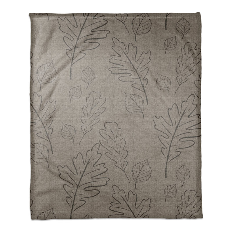 Hand Woven Throw Blanket, Gray